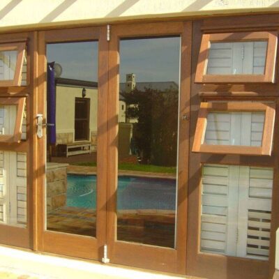 Wooden Folding Window Doors