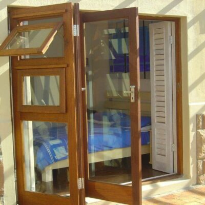 Wooden Folding Window Doors